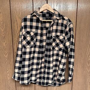 Vintage Woolrich Buffalo Chek Flannel Shirt Men's Medium Cotton Shirt‎